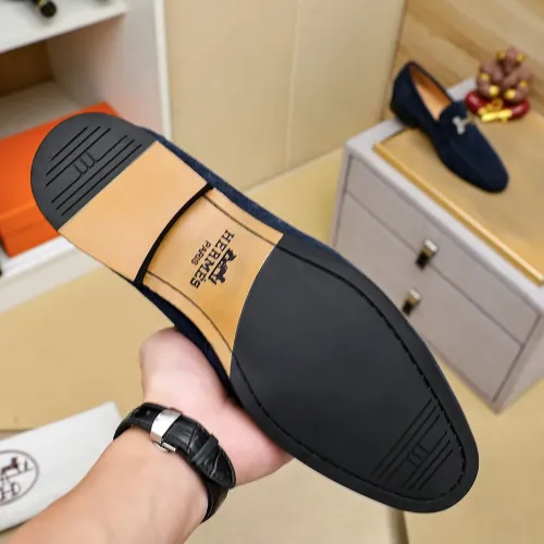 Replica Hermes Leather Shoes For Men #1463401 $85.00 USD for Wholesale