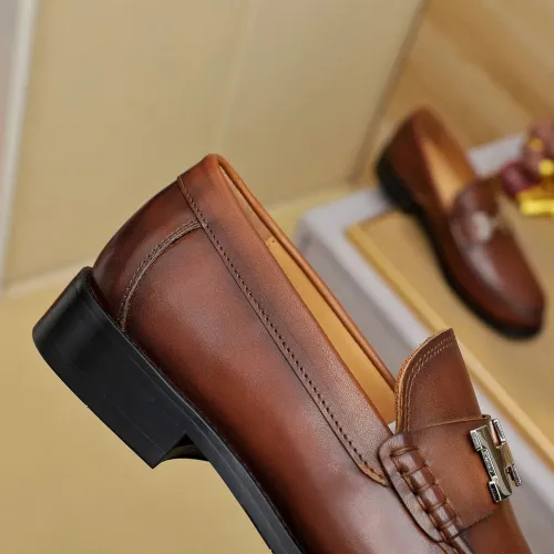 Replica Hermes Leather Shoes For Men #1463403 $85.00 USD for Wholesale