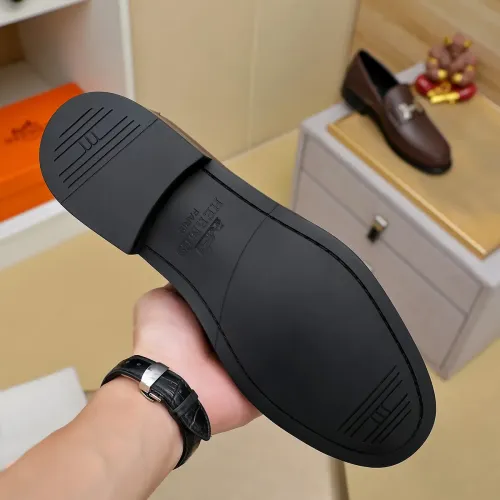 Replica Hermes Leather Shoes For Men #1463405 $85.00 USD for Wholesale