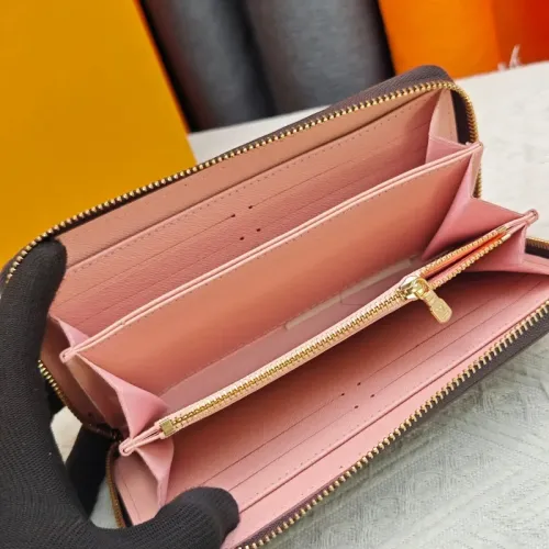 Replica Louis Vuitton LV Long Wallets In Pink For Women #1463507 $40.00 USD for Wholesale