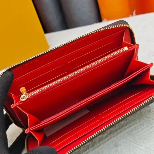Replica Louis Vuitton LV Long Wallets In Red For Women #1463510 $40.00 USD for Wholesale