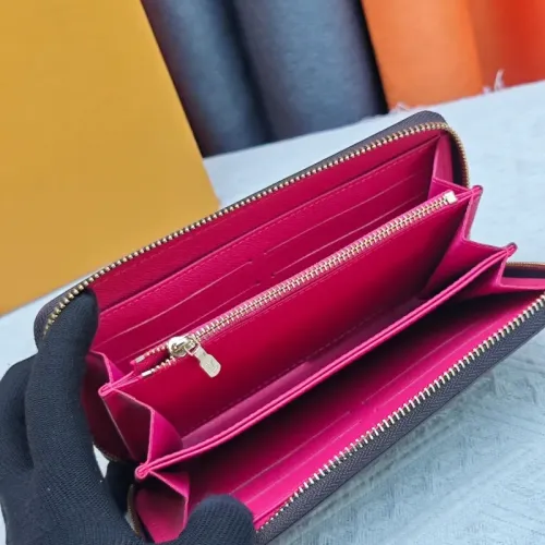 Replica Louis Vuitton LV Long Wallets In Rose Red For Women #1463512 $40.00 USD for Wholesale