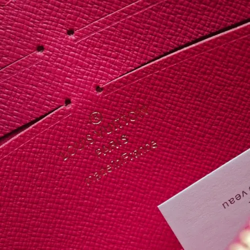 Replica Louis Vuitton LV Long Wallets In Rose Red For Women #1463512 $40.00 USD for Wholesale
