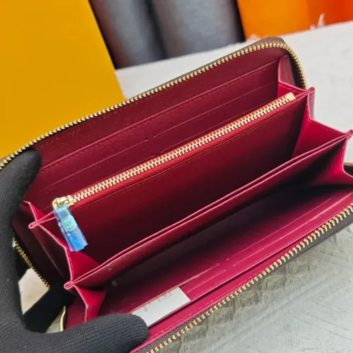 Replica Louis Vuitton LV Long Wallets In Burgundy For Women #1463513 $40.00 USD for Wholesale
