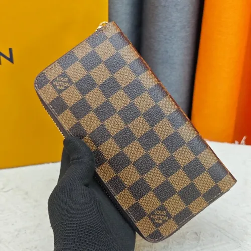 Replica Louis Vuitton LV Long Wallets In Red For Women #1463515 $40.00 USD for Wholesale