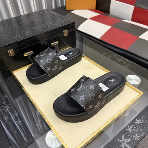 Wholesale Louis Vuitton Slippers For Men #1463569 $45.00 USD, Wholesale Quality Replica Louis Vuitton Slippers