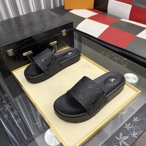 Wholesale Louis Vuitton Slippers For Men #1463572 $45.00 USD, Wholesale Quality Replica Louis Vuitton Slippers