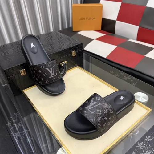 Wholesale Louis Vuitton Slippers For Men #1463577 $45.00 USD, Wholesale Quality Replica Louis Vuitton Slippers