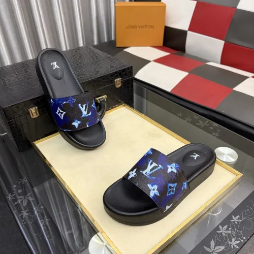 Wholesale Louis Vuitton Slippers For Men #1463578 $45.00 USD, Wholesale Quality Replica Louis Vuitton Slippers