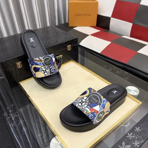 Wholesale Louis Vuitton Slippers For Men #1463579 $45.00 USD, Wholesale Quality Replica Louis Vuitton Slippers