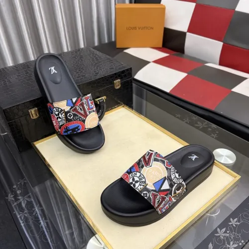 Wholesale Louis Vuitton Slippers For Men #1463582 $45.00 USD, Wholesale Quality Replica Louis Vuitton Slippers