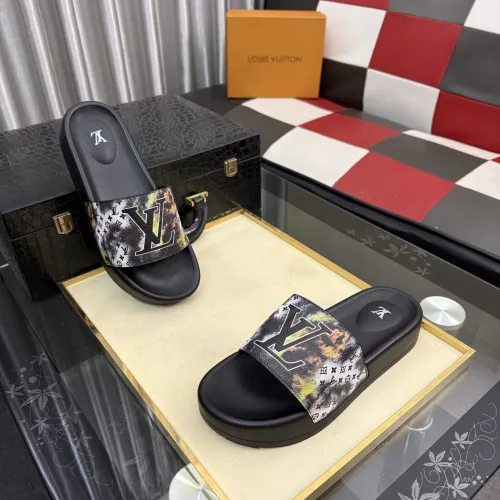Wholesale Louis Vuitton Slippers For Men #1463587 $45.00 USD, Wholesale Quality Replica Louis Vuitton Slippers