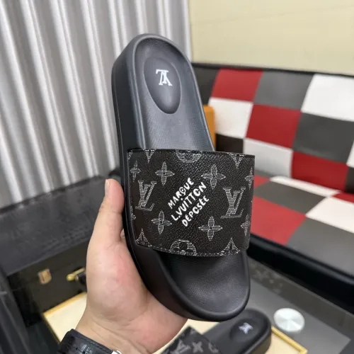 Replica Louis Vuitton Slippers For Men #1463588 $45.00 USD for Wholesale