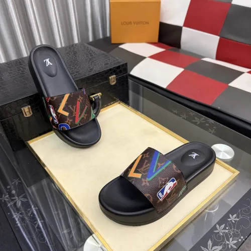 Wholesale Louis Vuitton Slippers For Men #1463597 $45.00 USD, Wholesale Quality Replica Louis Vuitton Slippers