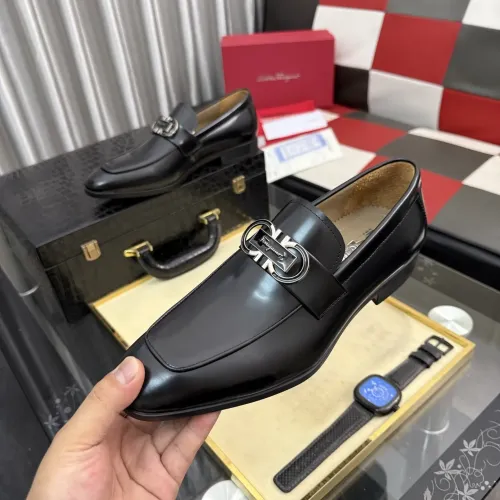 Wholesale Salvatore Ferragamo Leather Shoes For Men #1463614 $108.00 USD, Wholesale Quality Replica Salvatore Ferragamo Leather Shoes