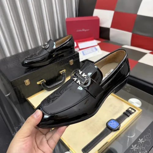 Wholesale Salvatore Ferragamo Leather Shoes For Men #1463617 $108.00 USD, Wholesale Quality Replica Salvatore Ferragamo Leather Shoes
