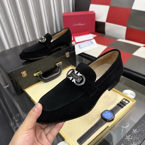 Wholesale Salvatore Ferragamo Leather Shoes For Men #1463618 $108.00 USD, Wholesale Quality Replica Salvatore Ferragamo Leather Shoes