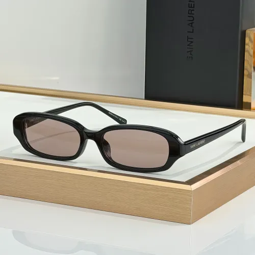 Wholesale Yves Saint Laurent YSL AAA Quality Sunglasses #1463716 $60.00 USD, Wholesale Quality Replica Yves Saint Laurent YSL AAA Quality Sunglasses
