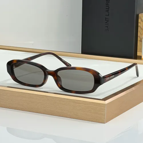 Wholesale Yves Saint Laurent YSL AAA Quality Sunglasses #1463718 $60.00 USD, Wholesale Quality Replica Yves Saint Laurent YSL AAA Quality Sunglasses