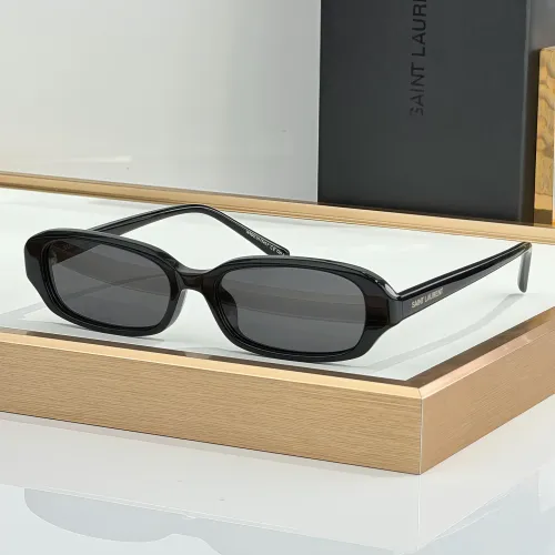 Wholesale Yves Saint Laurent YSL AAA Quality Sunglasses #1463721 $60.00 USD, Wholesale Quality Replica Yves Saint Laurent YSL AAA Quality Sunglasses
