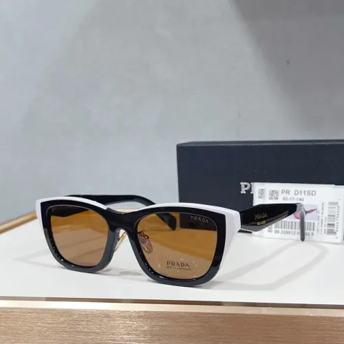 Wholesale Prada AAA Quality Sunglasses #1463729 $60.00 USD, Wholesale Quality Replica Prada AAA Quality Sunglasses