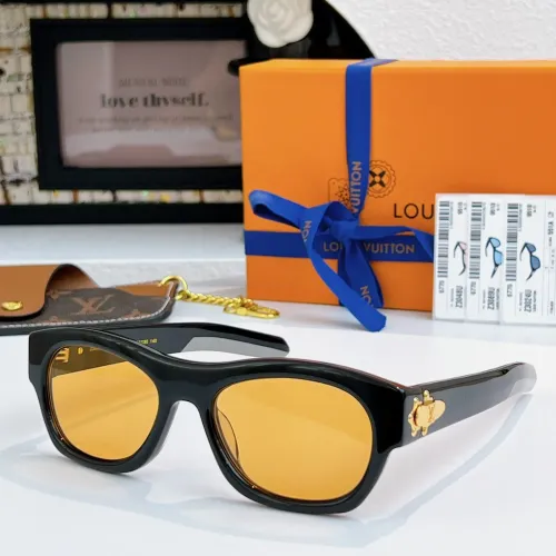 Wholesale Louis Vuitton AAA Quality Sunglasses #1463751 $60.00 USD, Wholesale Quality Replica Louis Vuitton AAA Quality Sunglasses