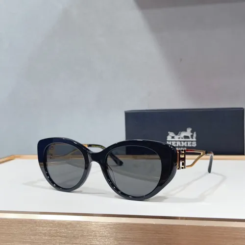 Wholesale Hermes AAA Quality Sunglasses #1463756 $60.00 USD, Wholesale Quality Replica Hermes AAA Quality Sunglasses