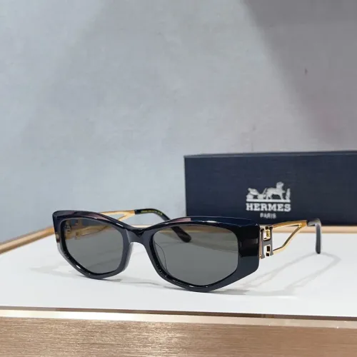 Wholesale Hermes AAA Quality Sunglasses #1463765 $60.00 USD, Wholesale Quality Replica Hermes AAA Quality Sunglasses