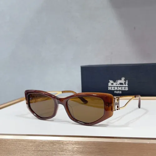 Wholesale Hermes AAA Quality Sunglasses #1463766 $60.00 USD, Wholesale Quality Replica Hermes AAA Quality Sunglasses