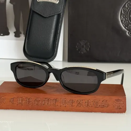 Wholesale Chrome Hearts AAA Quality Sunglasses #1463777 $76.00 USD, Wholesale Quality Replica Chrome Hearts AAA Quality Sunglasses