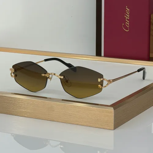 Wholesale Cartier AAA Quality Sunglassess #1463940 $68.00 USD, Wholesale Quality Replica Cartier AAA Quality Sunglassess