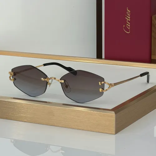 Wholesale Cartier AAA Quality Sunglassess #1463941 $68.00 USD, Wholesale Quality Replica Cartier AAA Quality Sunglassess