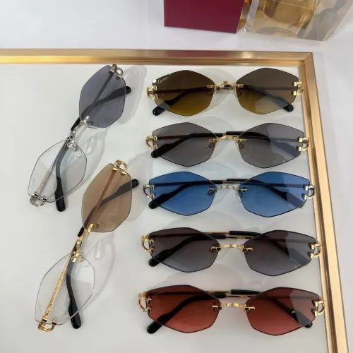 Replica Cartier AAA Quality Sunglassess #1463944 $68.00 USD for Wholesale