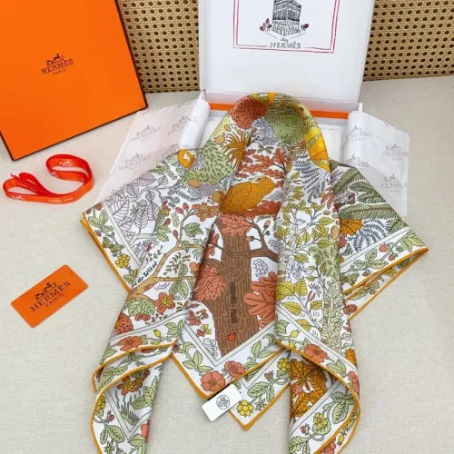 Replica Hermes Silk Square #1464098 $64.00 USD for Wholesale