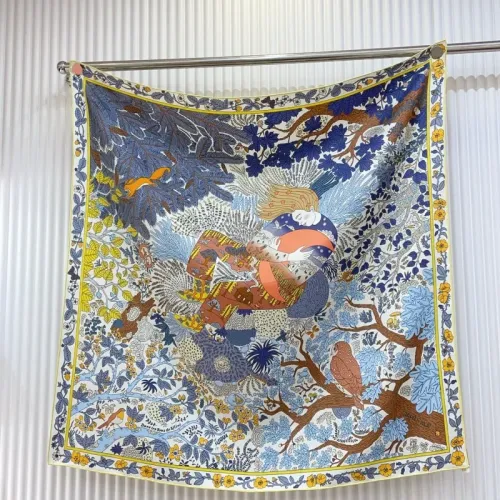Wholesale Hermes Silk Square #1464100 $64.00 USD, Wholesale Quality Replica Hermes Scarf