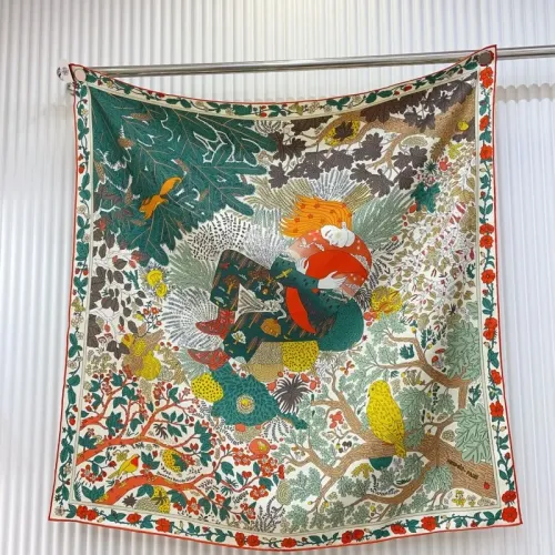 Wholesale Hermes Silk Square #1464101 $64.00 USD, Wholesale Quality Replica Hermes Scarf