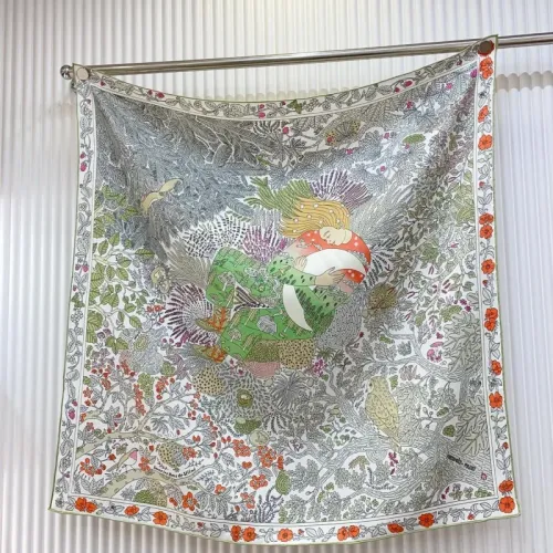 Wholesale Hermes Silk Square #1464102 $64.00 USD, Wholesale Quality Replica Hermes Scarf