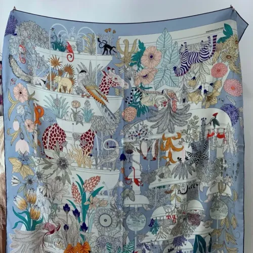 Wholesale Hermes Silk Square #1464136 $85.00 USD, Wholesale Quality Replica Hermes Scarf