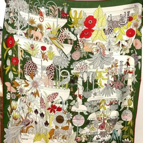 Wholesale Hermes Silk Square #1464139 $85.00 USD, Wholesale Quality Replica Hermes Scarf