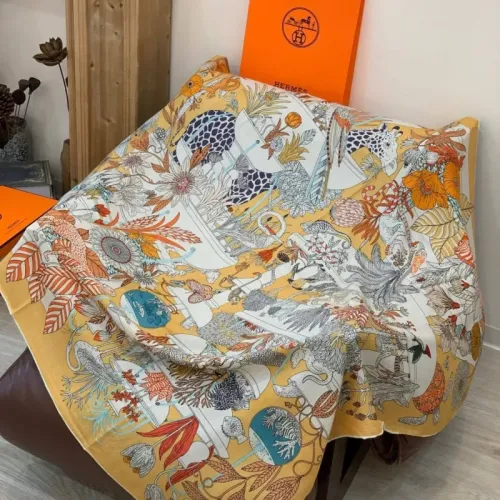 Replica Hermes Silk Square #1464141 $85.00 USD for Wholesale