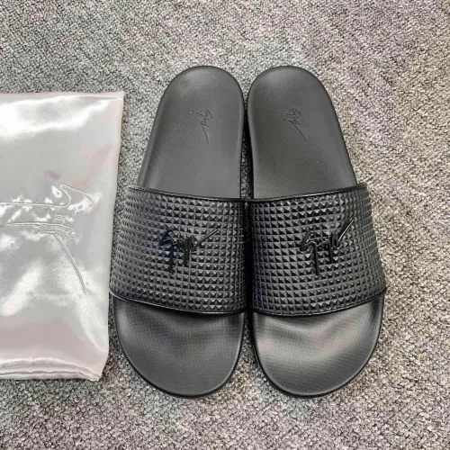Replica Giuseppe Zanotti GZ Slippers For Men #1464143 $45.00 USD for Wholesale