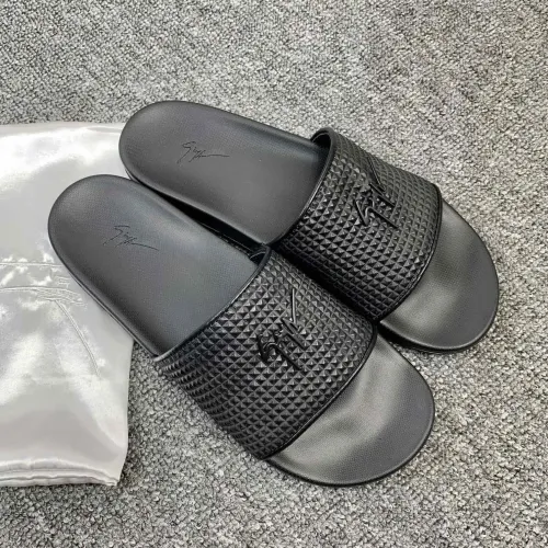 Replica Giuseppe Zanotti GZ Slippers For Men #1464143 $45.00 USD for Wholesale