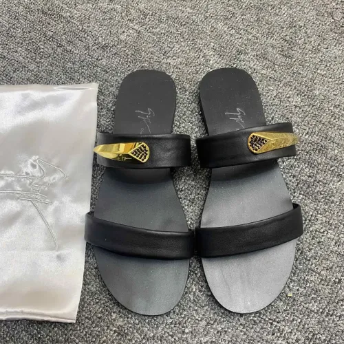 Wholesale Giuseppe Zanotti GZ Slippers For Men #1464144 $45.00 USD, Wholesale Quality Replica Giuseppe Zanotti GZ Slippers