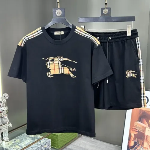 Wholesale Burberry Tracksuits Short Sleeved For Men #1464208 $112.00 USD, Wholesale Quality Replica Burberry Tracksuits