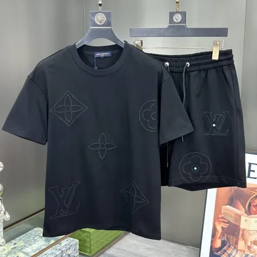 Wholesale Louis Vuitton LV Tracksuits Short Sleeved For Men #1464210 $112.00 USD, Wholesale Quality Replica Louis Vuitton LV Tracksuits