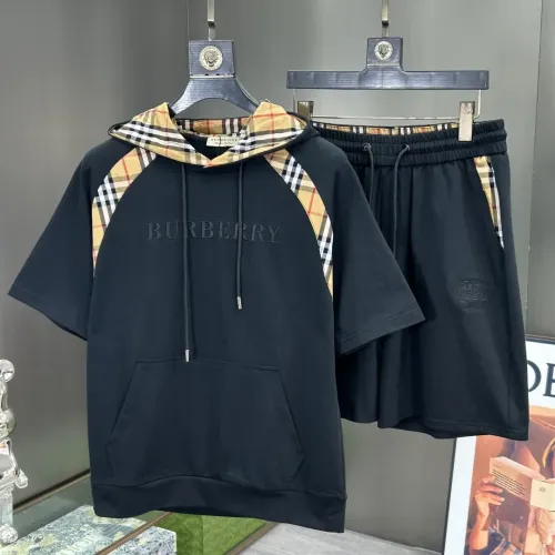 Wholesale Burberry Tracksuits Short Sleeved For Men #1464222 $112.00 USD, Wholesale Quality Replica Burberry Tracksuits