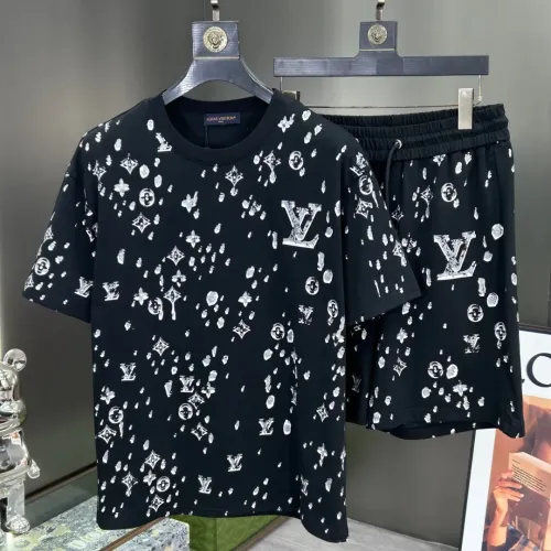 Wholesale Louis Vuitton LV Tracksuits Short Sleeved For Men #1464226 $112.00 USD, Wholesale Quality Replica Louis Vuitton LV Tracksuits