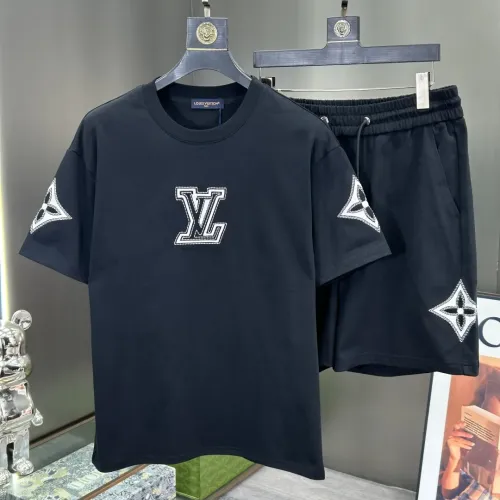 Wholesale Louis Vuitton LV Tracksuits Short Sleeved For Men #1464227 $112.00 USD, Wholesale Quality Replica Louis Vuitton LV Tracksuits