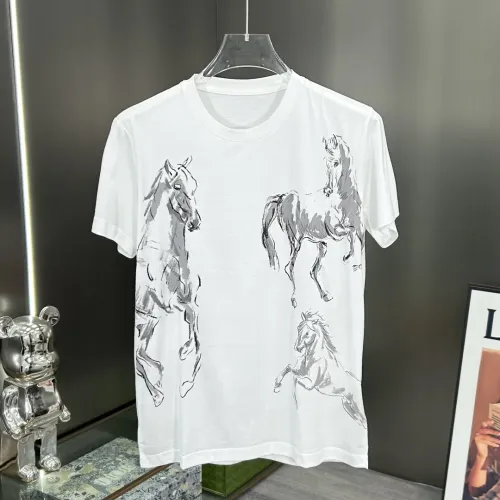 Wholesale Hermes T-Shirts Short Sleeved For Men #1464230 $88.00 USD, Wholesale Quality Replica Hermes T-Shirts
