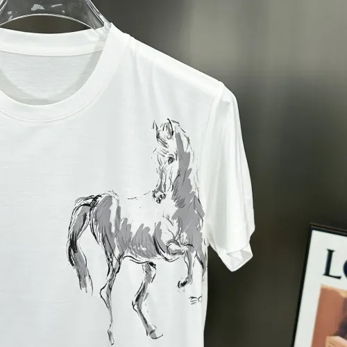 Replica Hermes T-Shirts Short Sleeved For Men #1464230 $88.00 USD for Wholesale